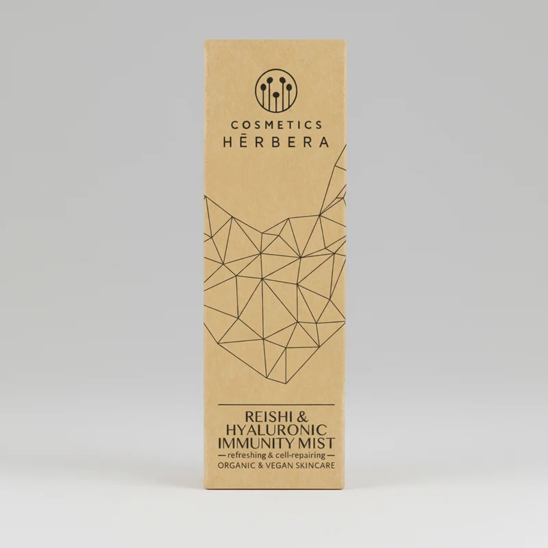 Herbera Reishi & Hyaluronic Immunity Facial Mist pour régénérer et éclaircir la peau 100 ml