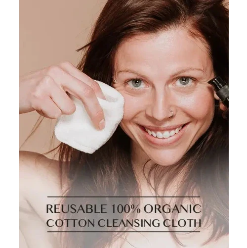 Mousselines de coton biologique Herbera pour le nettoyage du visage