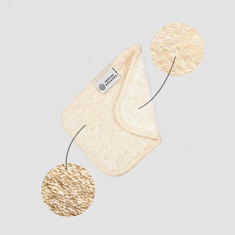 Mousselines de coton biologique Herbera pour le nettoyage du visage