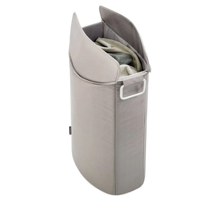 Cesto Portabiancheria Frisco 70x45x28 cm Taupe Blomus