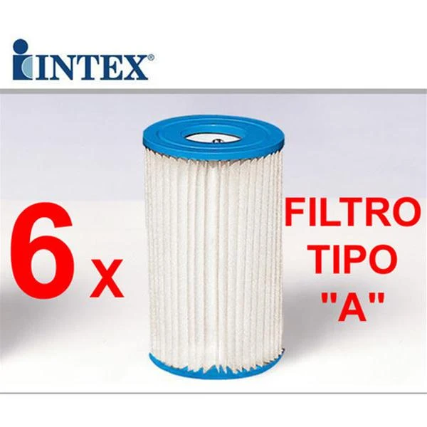 INTEX OFFERTA 6 FILTRI CARTUCCIA MOD. A 59900 29000 PER POMPA PISCINA