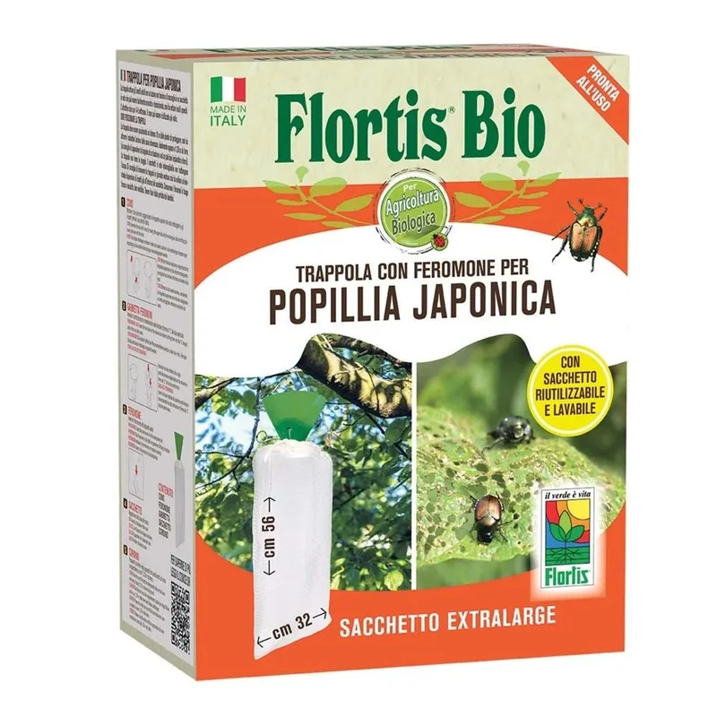 Trappola per Popillia Japonica a feromoni con sacchetto extralarge FLORTIS