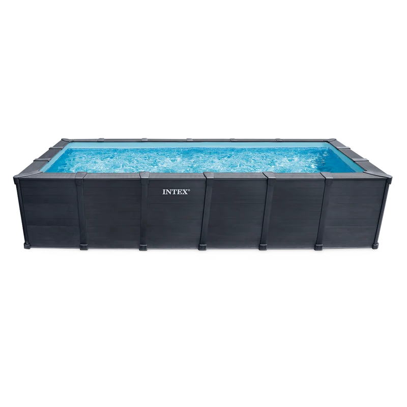 Piscina Graphite 600x300x124 cm Grigio Grafite INTEX