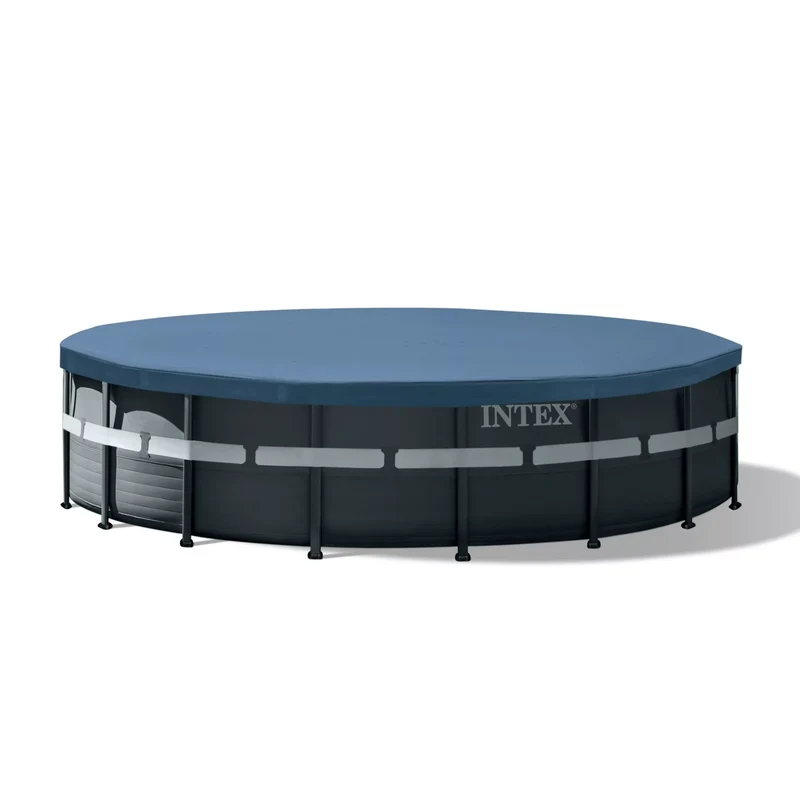Intex Piscina Rotonda Ultra XTR Frame 549cm x 549cm x 132cm Antracite