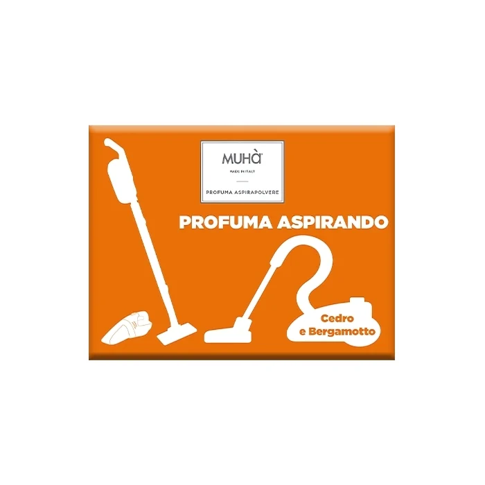 PROFUMA ASPIRAPOLVERE 5 BUSTINE - CEDRO E BERGAMOTTO
