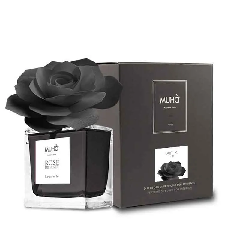 PROFUMATORE D'AMBIENTE ROSA DIFFUSER LEGNI & THE 100 ML