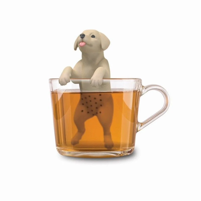 Infusore da Tè a forma di cane in Silicone 4 x 5 x 10,5 cm