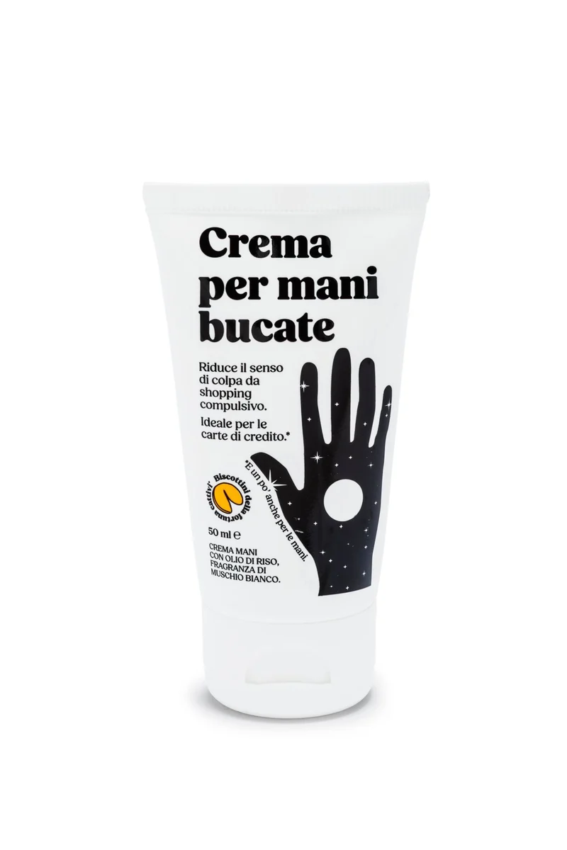 Crema per mani bucate
