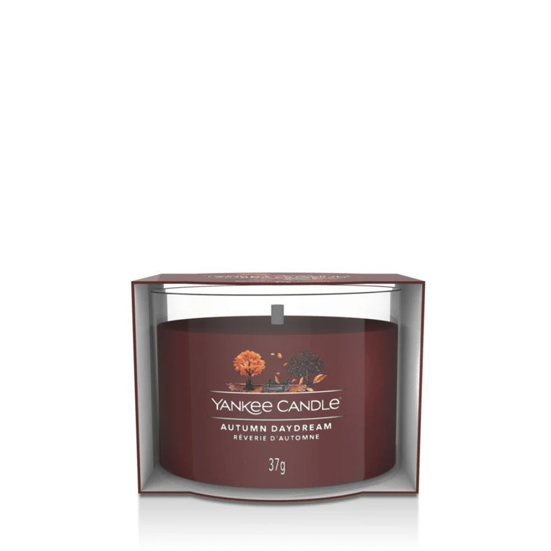 CANDELA IN VETRO VOTIVE AUTUMN DAYDREAM - YANKEE CANDLE