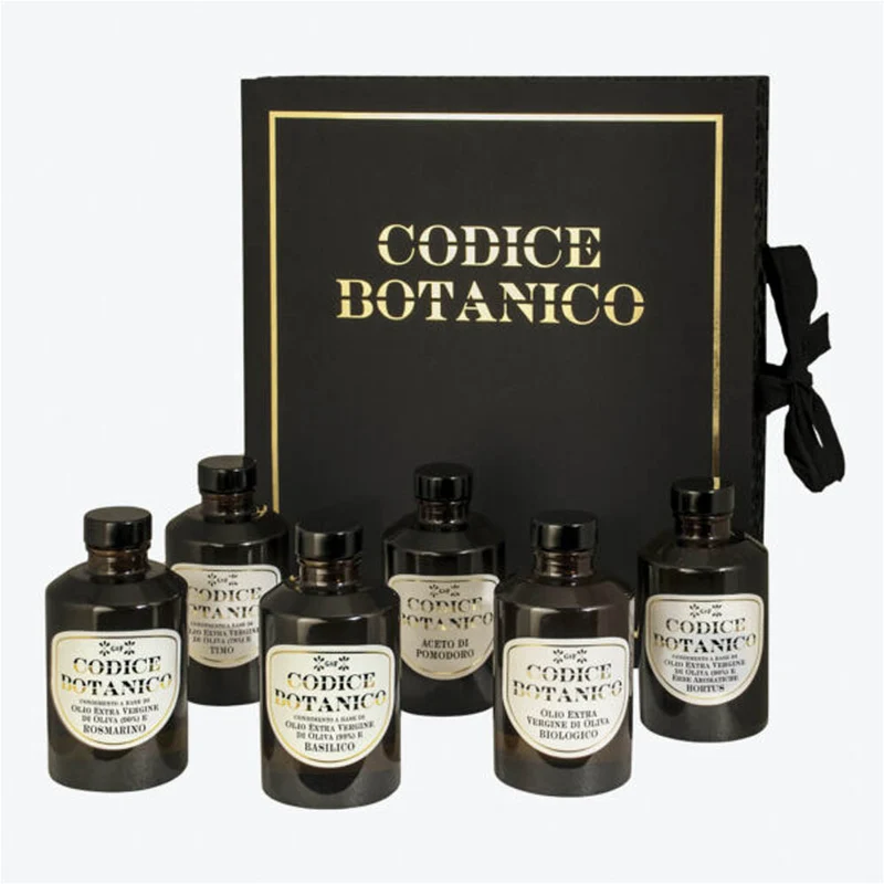CODICE BOTANICO COLLECTION SCATOLA REGALO CONDIMENTI/OLIO/ACETO MADE IN ITALY