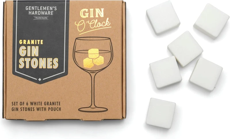 PIETRE IN GRANITO PER GIN, SET DA 6