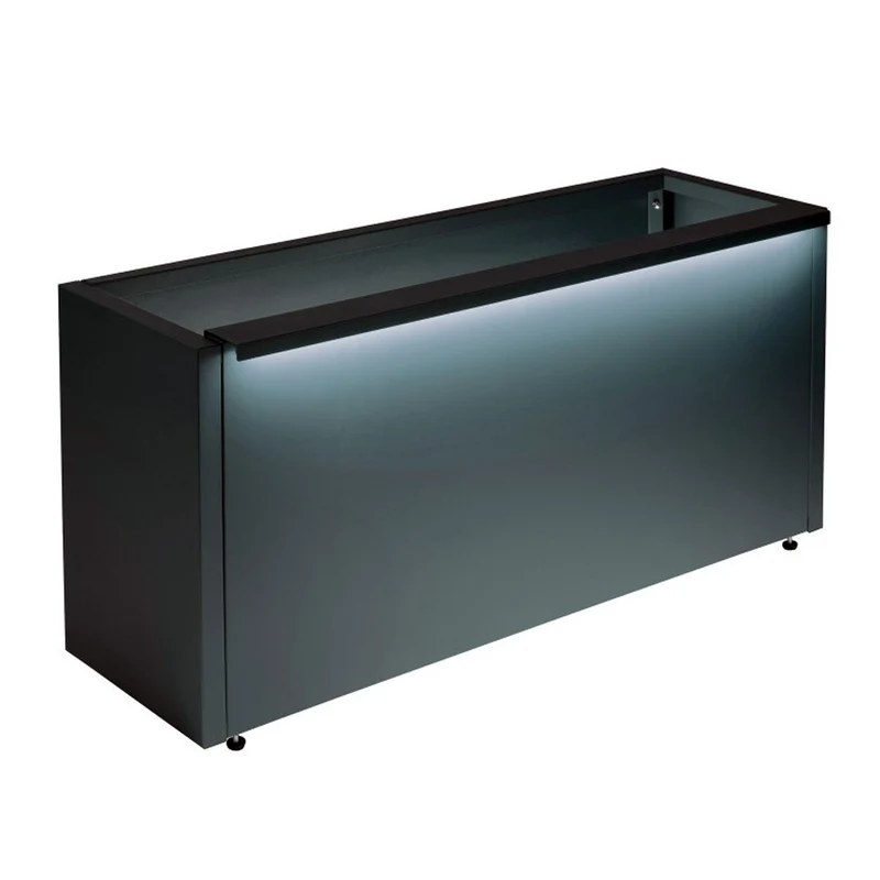 SUPPORTO MAGNETICO PER LUCI ANTRACITE PER FIORIERE DA 100CM