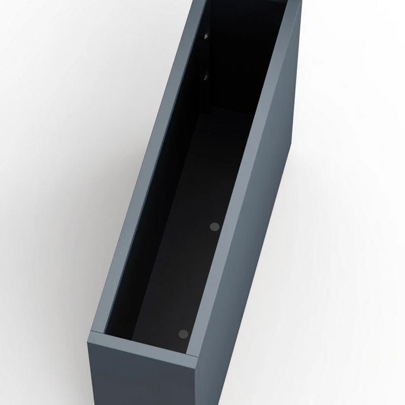 FIORIERA ALTA "PLANTER DIVIDER 25" IN METALLO 100X25X80CM ANTRACITE
