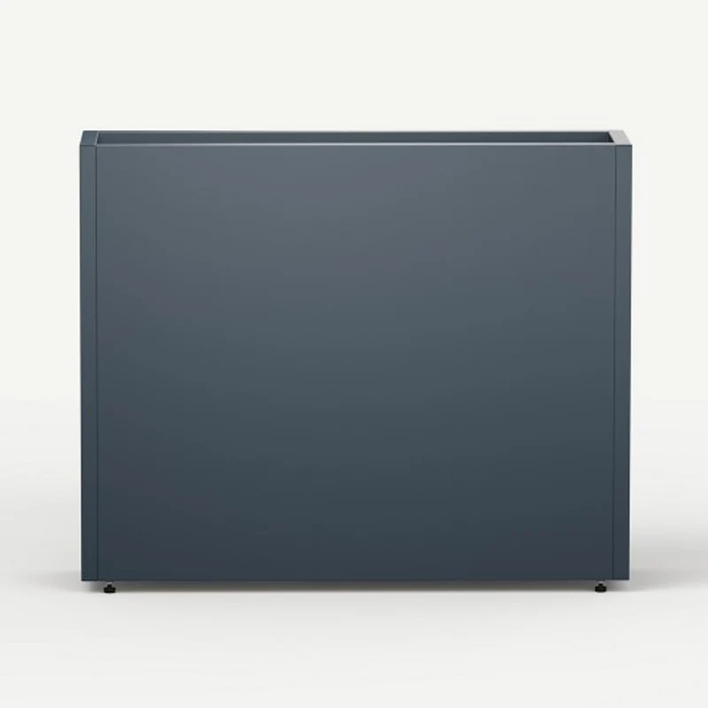 FIORIERA ALTA "PLANTER DIVIDER 40" IN METALLO 100X40X80CM ANTRACITE