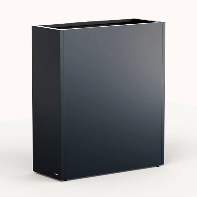 FIORIERA ALTA "PLANTER DIVIDER 40" IN METALLO 100X40X115CM ANTRACITE