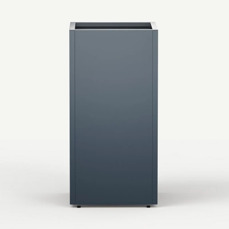 FIORIERA ALTA "PLANTER COLUMN" IN METALLO 50X50X100CM ANTRACITE
