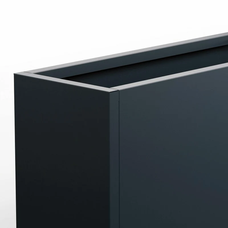 FIORIERA "PLANTER 30" IN METALLO 100X30X50CM ANTRACITE