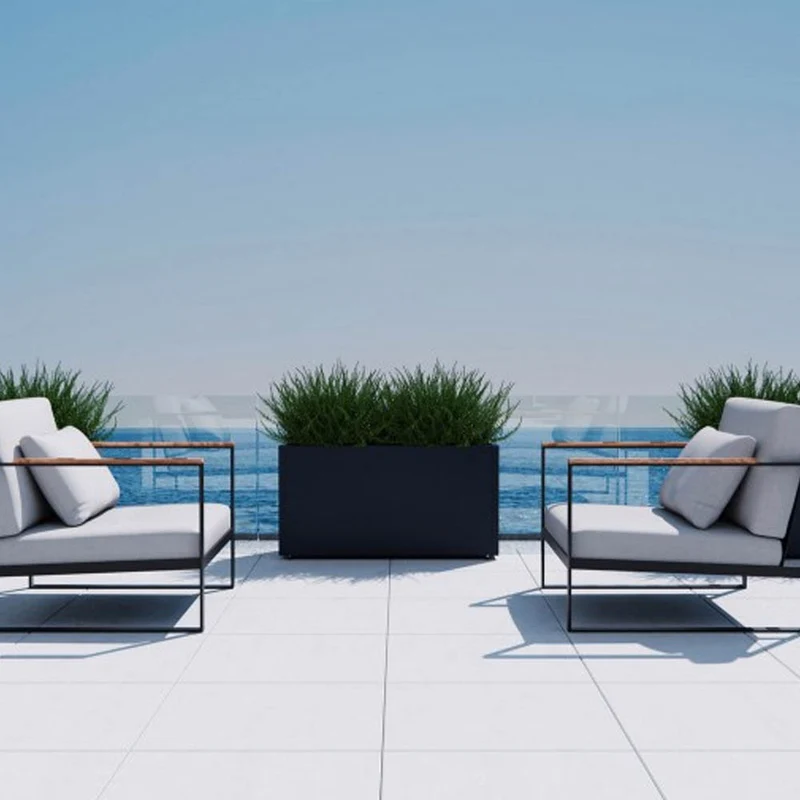 FIORIERA "PLANTER 30" IN METALLO 150X30X50CM ANTRACITE