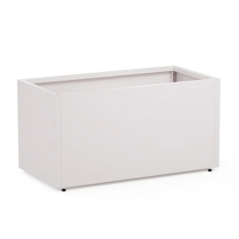 FIORIERA "PLANTER 50" IN METALLO 100X50X50CM BIANCO