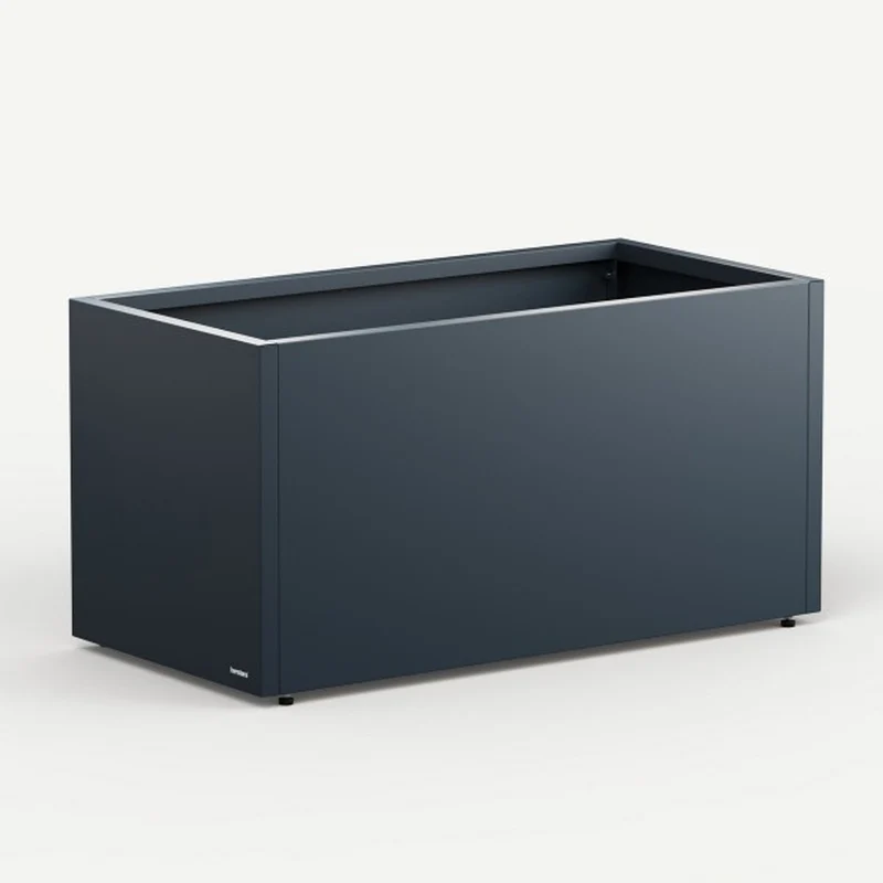 FIORIERA "PLANTER 50" IN METALLO 100X50X50CM ANTRACITE