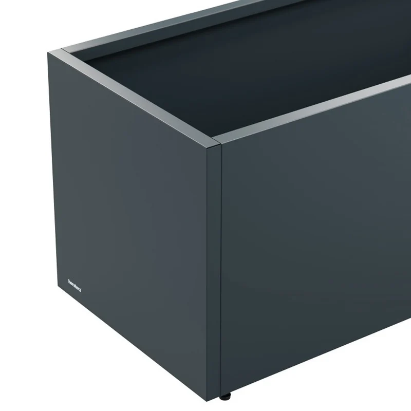 FIORIERA "PLANTER 50" IN METALLO 100X50X50CM ANTRACITE