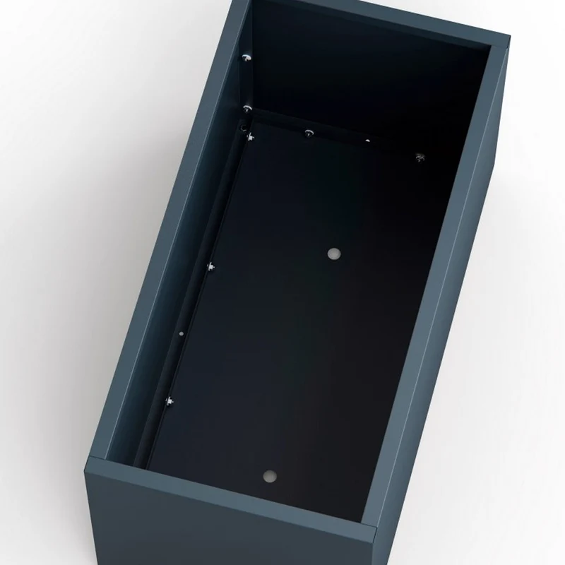 FIORIERA "PLANTER 50" IN METALLO 100X50X50CM ANTRACITE