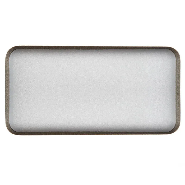 VASSOIO RETTANGOLARE GRANDE RENA BIANCO 38X19X1,5CM