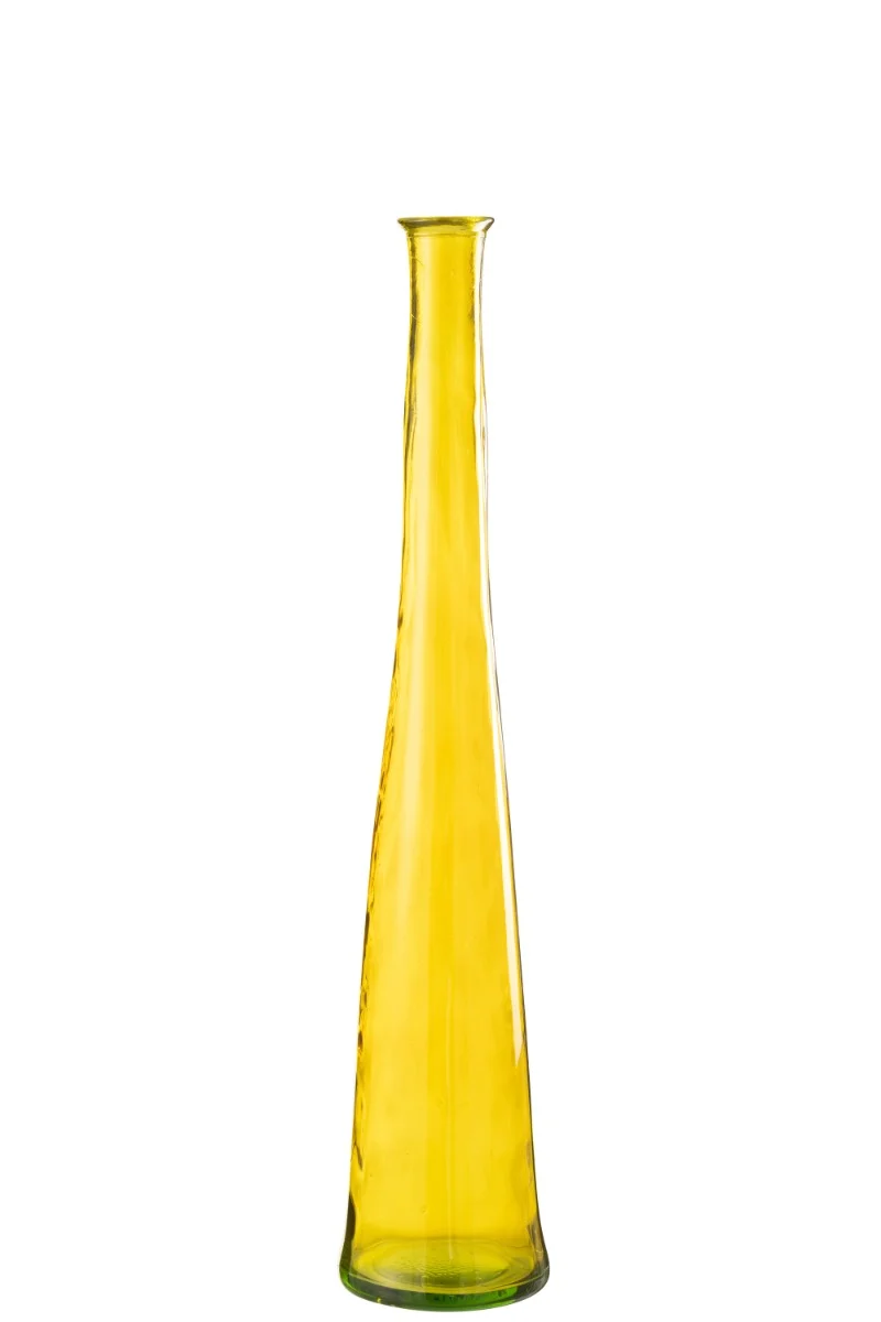 VASO NOAH IN VETRO, GIALLO, MEDIO