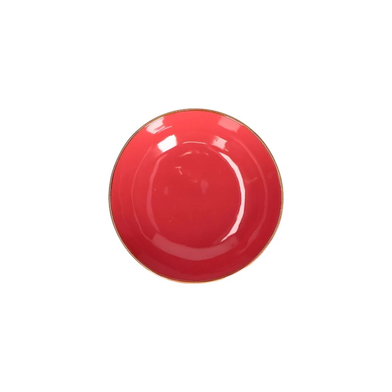 PIATTO FONDO ROSSO CORALLO CONCERTO Ø21CM