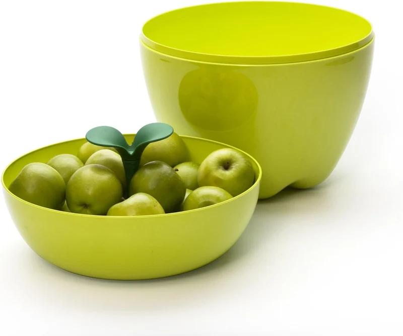 CONTENITORE PER LA FRUTTA "HAPPLE" MELA VERDE