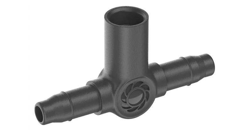 RACCORDO A T PER MICROSPRUZZO DA 4.6 MM (3/16)