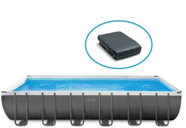 RICAMBIO LINER PER PISCINA ULTRA FRAME XTR RETTANGOLARE (GRIGIO SCURO) 732X366X132 CM