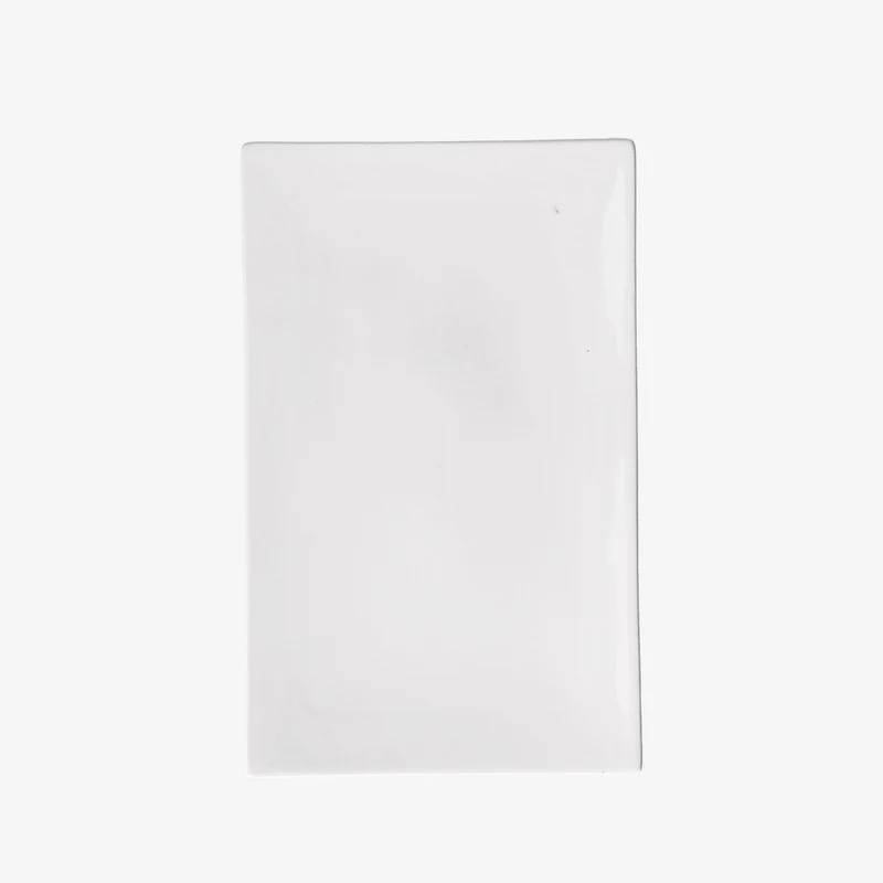 PIATTO DA PORTATA "ESSENZIALE" GOURMET RETTANGOLARE BIANCO
