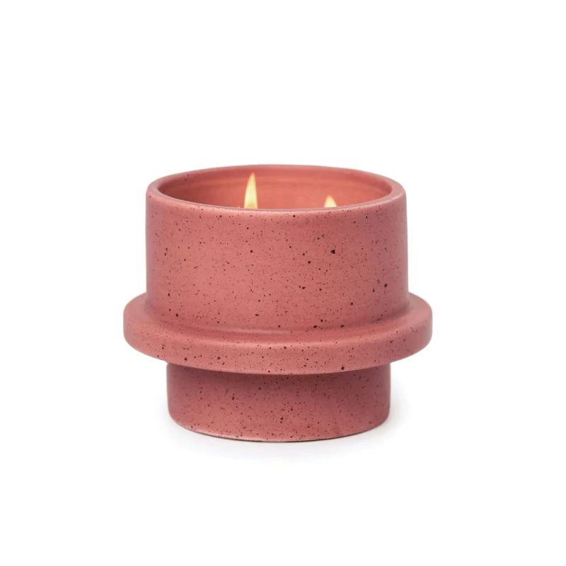 CANDELA PORTAVASO FOLIA FRAGRANZA ROSA 326GR
