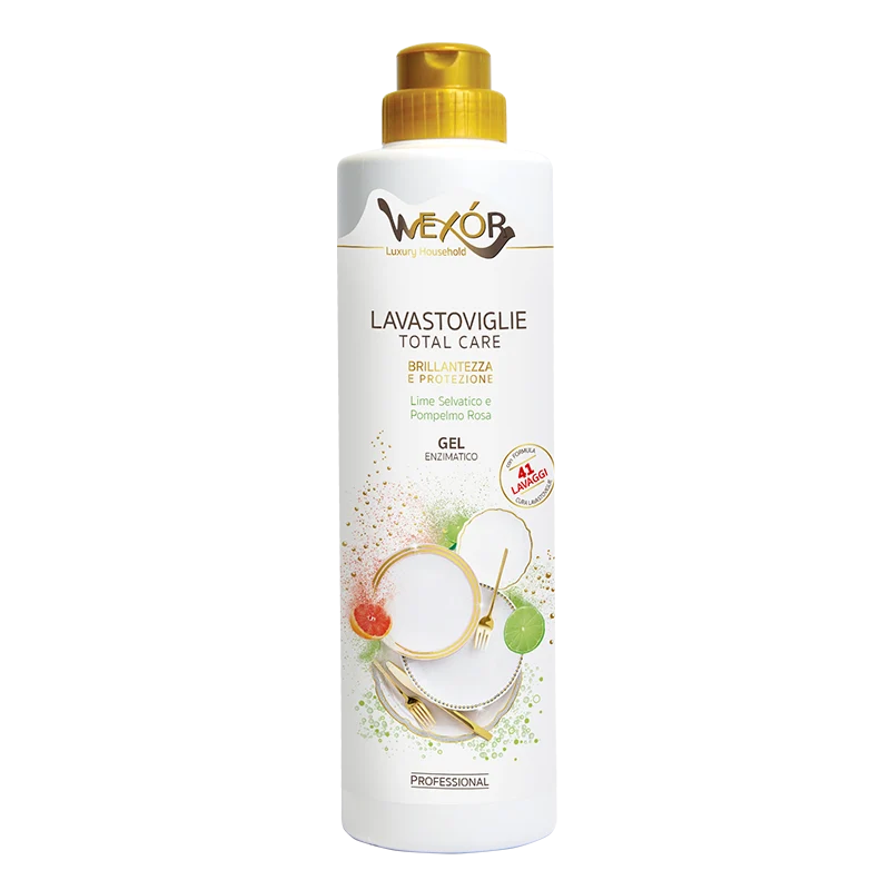 GEL ENZIMATICO LAVASTOVIGLIE TOTAL CARE 750ML LIME SELVATICO E POMPELMO ROSA